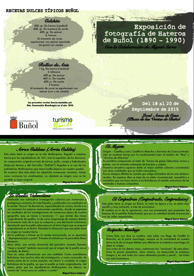 Fin de semana gastronómico con los Hateros de Buñol